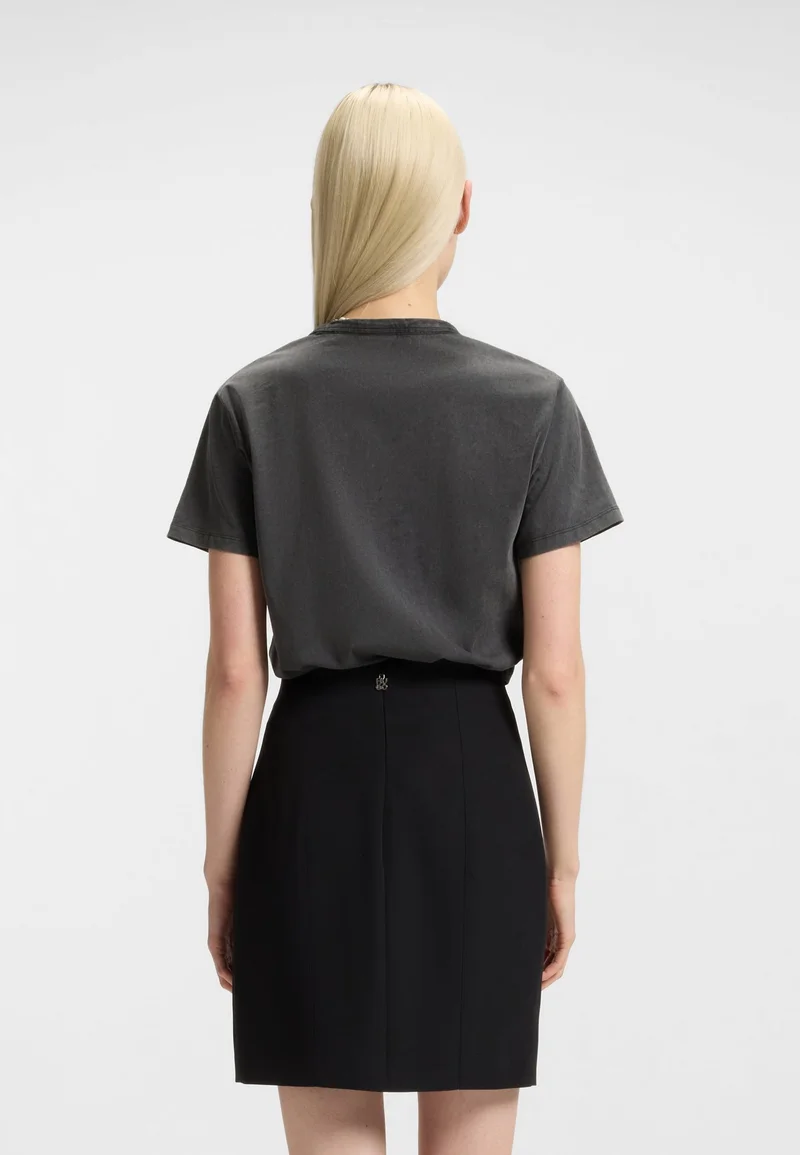 HUGO Cotton-jersey T-shirt with logo artwork